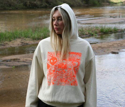 ROLL THE DICE HOOD - NATURAL